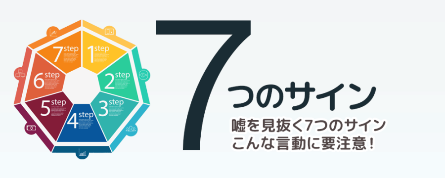 嘘を見抜く7つのサイン｜こんな言動に要注意！