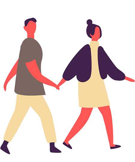 男女の歩く位置、なぜ男性は右が多い？その恋愛心理とは