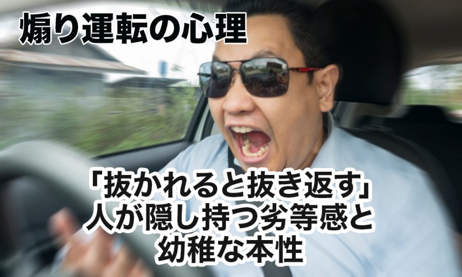 【煽り運転の心理】「抜かれると抜き返す」人が隠し持つ劣等感と幼稚な本性