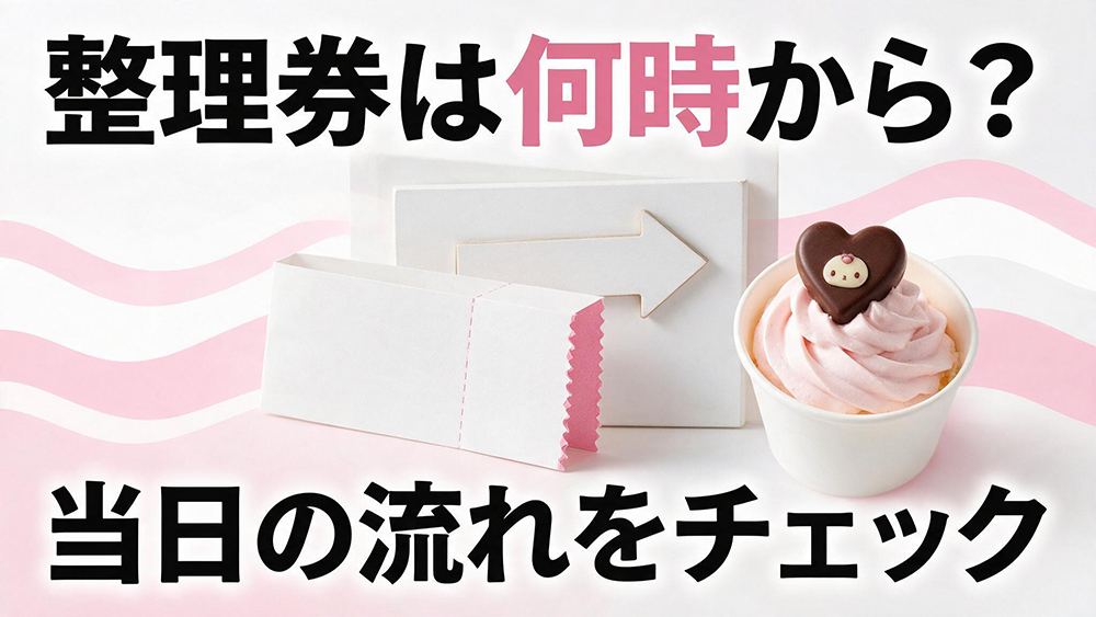 お渡し会の整理券や当日の流れを解説する見出し画像