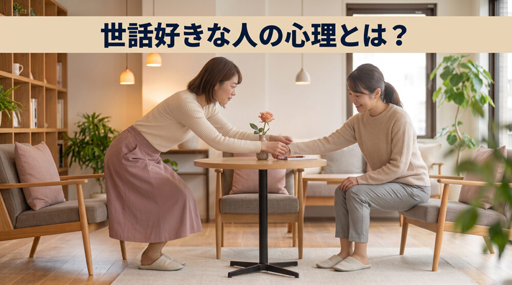 世話好きな人の心理を紹介する見出し画像