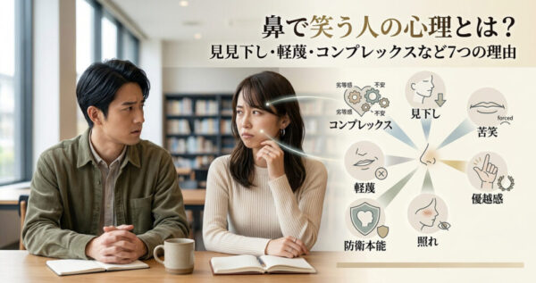 鼻で笑う人の心理とは？見下し・軽蔑・コンプレックスなど7つの理由