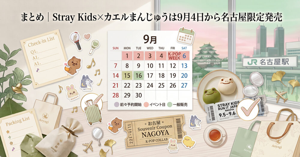 Stray Kidsとカエルまんじゅうの限定コラボ情報まとめ画像