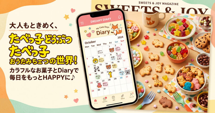 たべっ子どうぶつが進化中！新サービス「Diary」から驚きの商品ラインナップまで徹底紹介