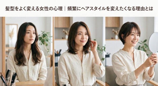 髪型をよく変える女性の心理｜頻繁にヘアスタイルを変えたくなる理由とは